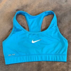 Blue nike sports bra!